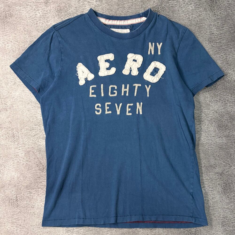 Blue Aeropostale Embroidered Tee Shirt